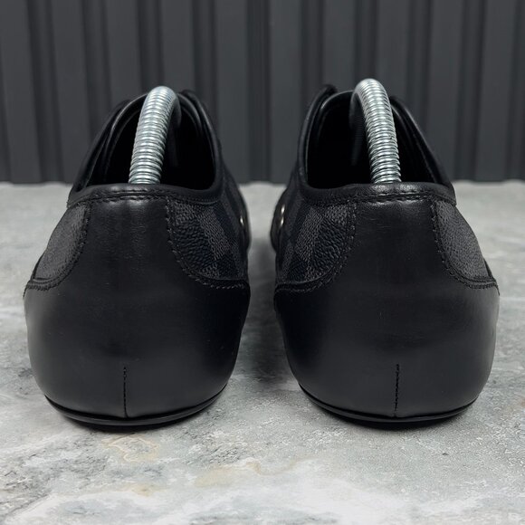 Louis Vuitton Brooklyn Sneakers Damier Black Leather 7 LV or 8 US or 41 EU - Picture 7 of 11